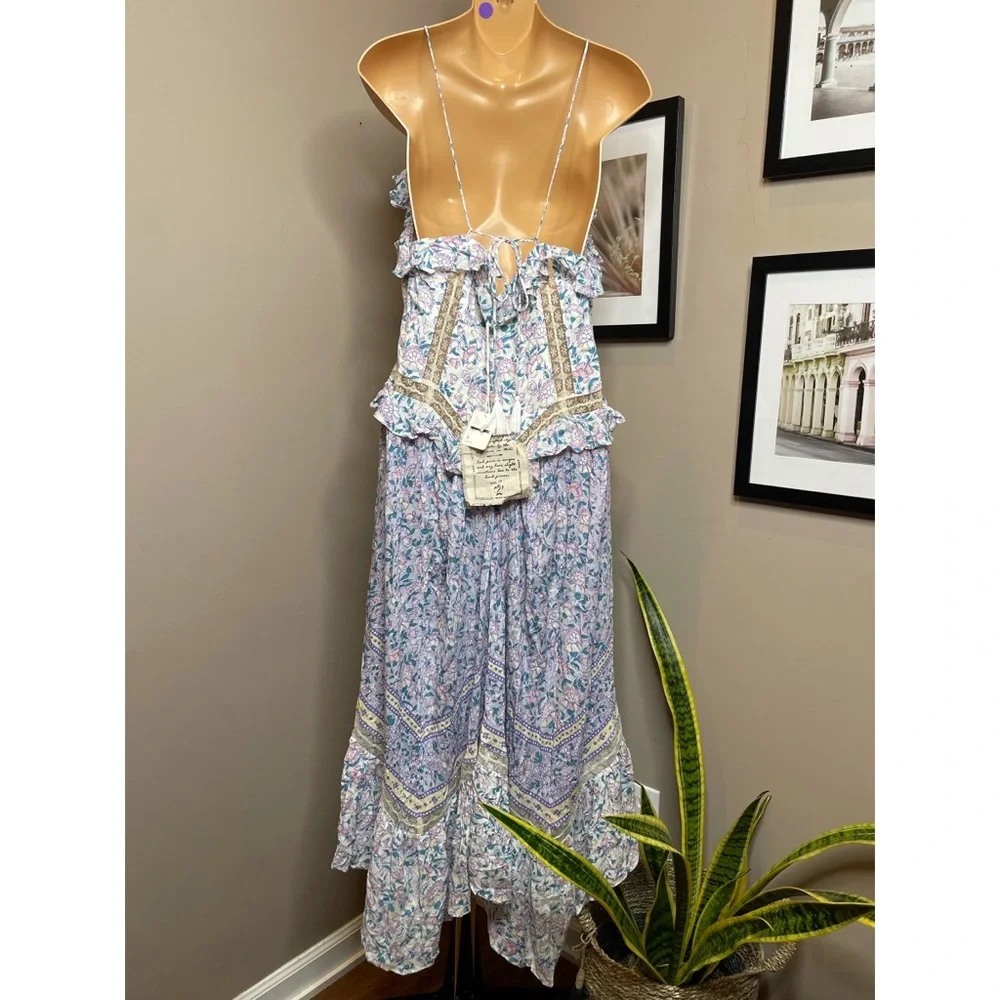 Free People Canyon Moon Maxi Top Dress
